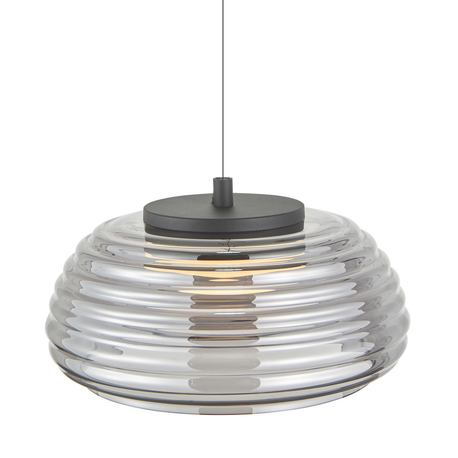 Artcraft - AC5011SM - LED Pendant - Haze - Black/Smoke
