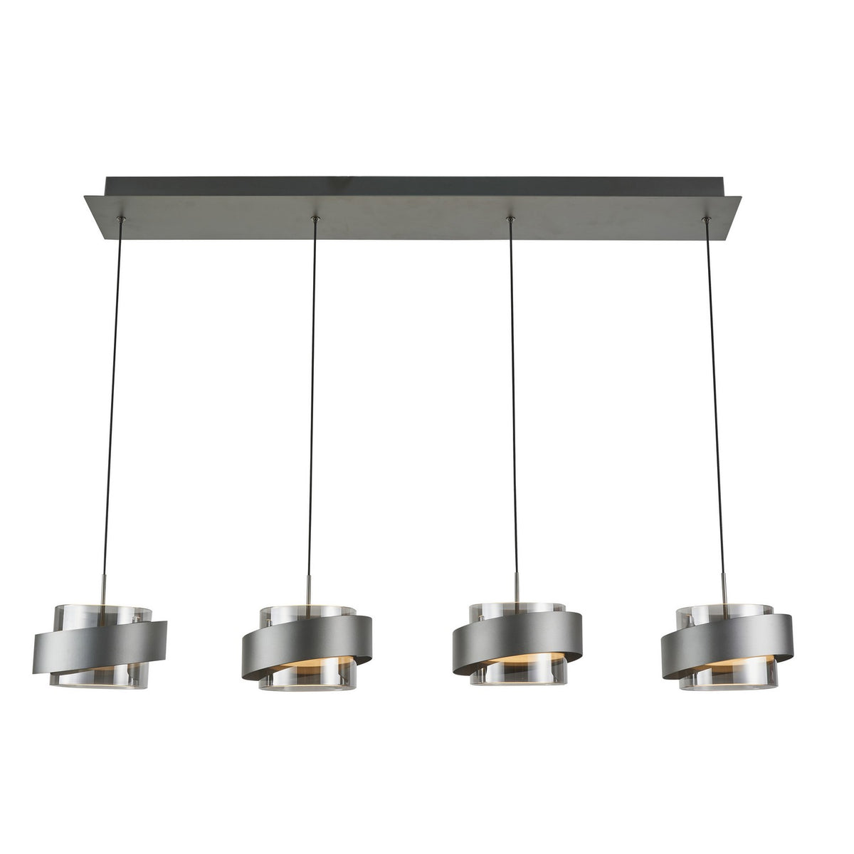 Artcraft - AC6984GR - LED Island Pendant - Axis - Graphite