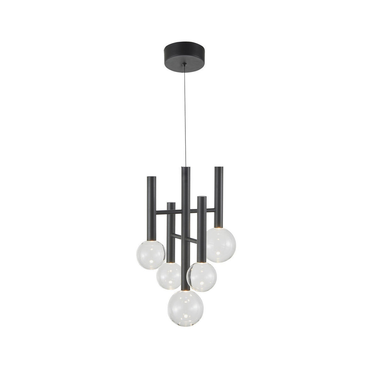 Artcraft - AC6855BK - LED Chandelier - Terra - Black