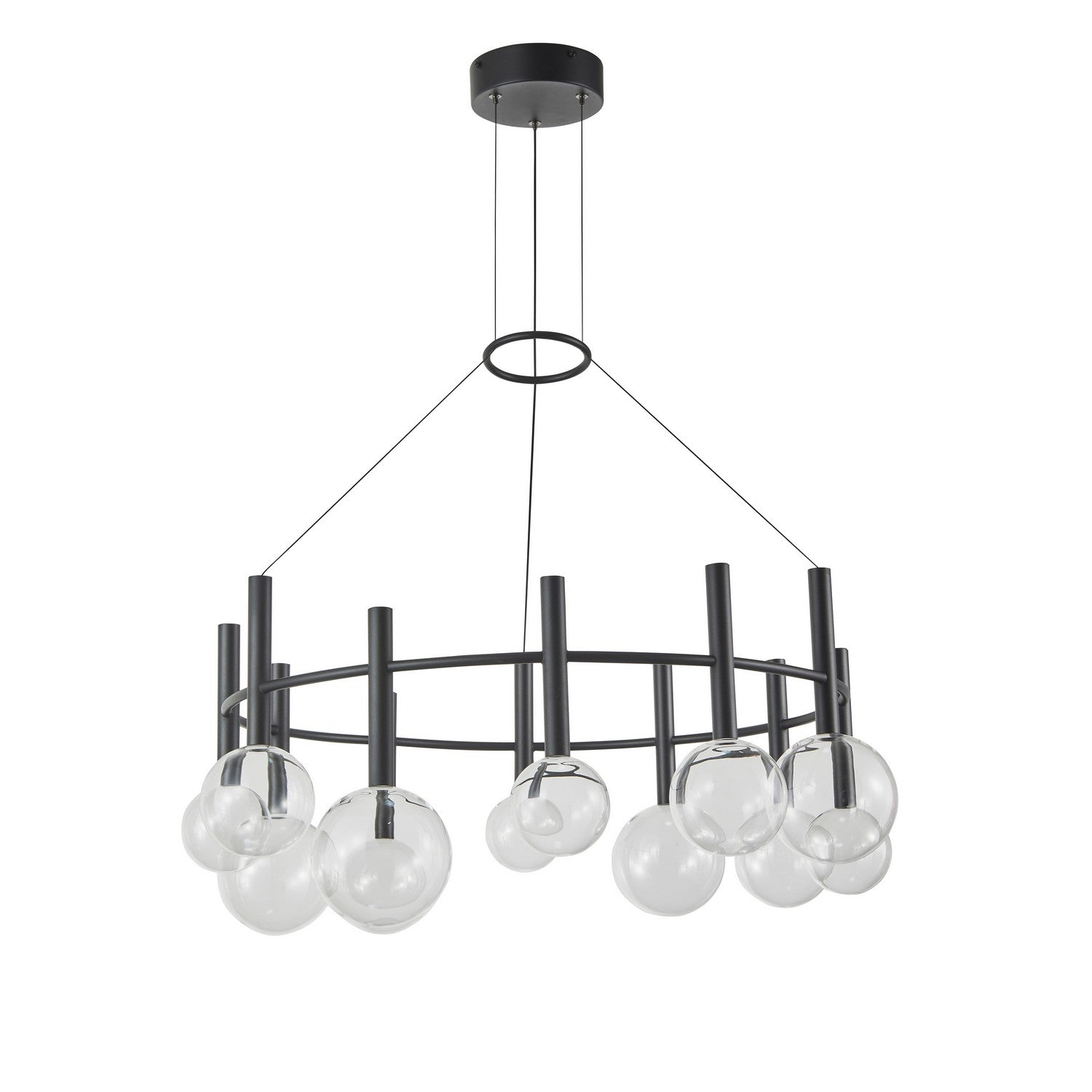 Artcraft - AC6852BK - LED Chandelier - Terra - Black