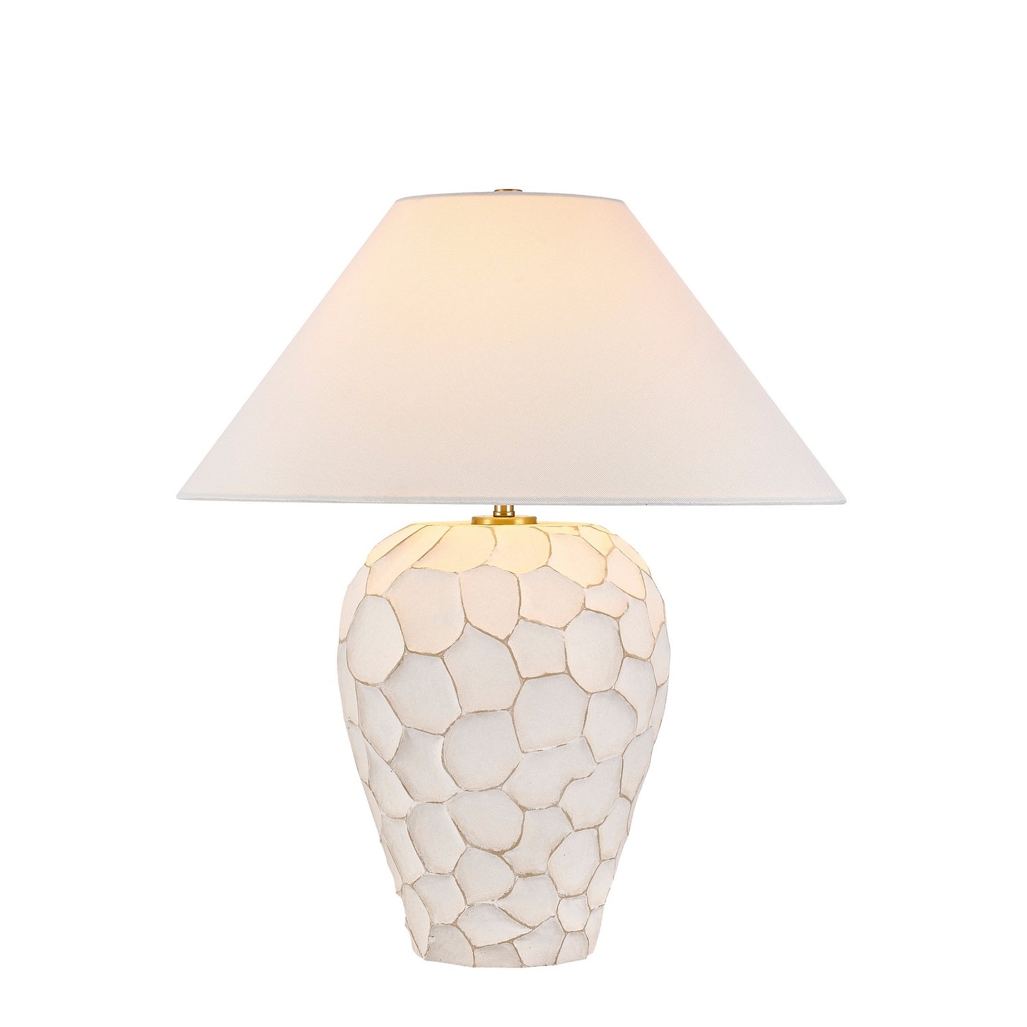 Forty West - 710326 - One Light Table Lamp - Calloway - Off-White