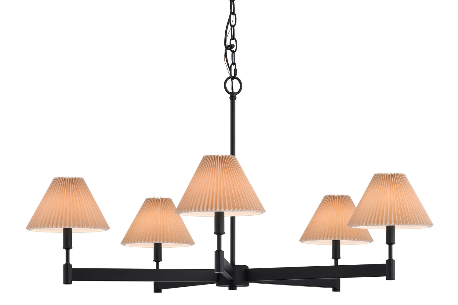 Forty West - 72671 - Five Light Chandelier - Gallagher - Matte Black