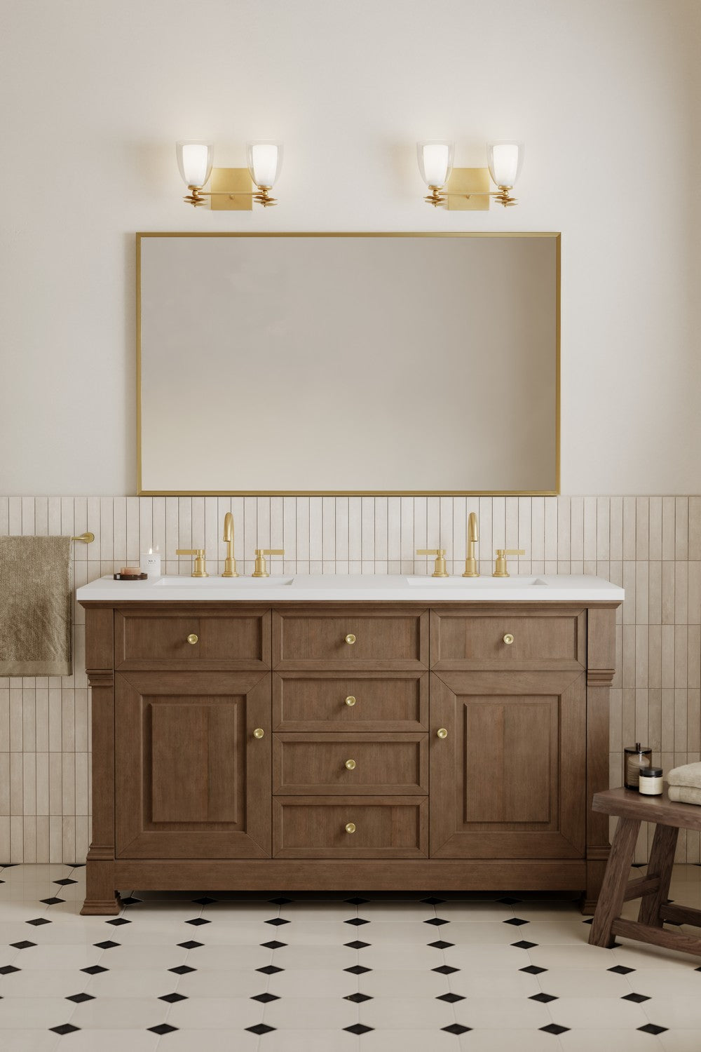 Minka-Lavery - 10252-732 - Two Light Vanity - Elowen - Legacy Brass