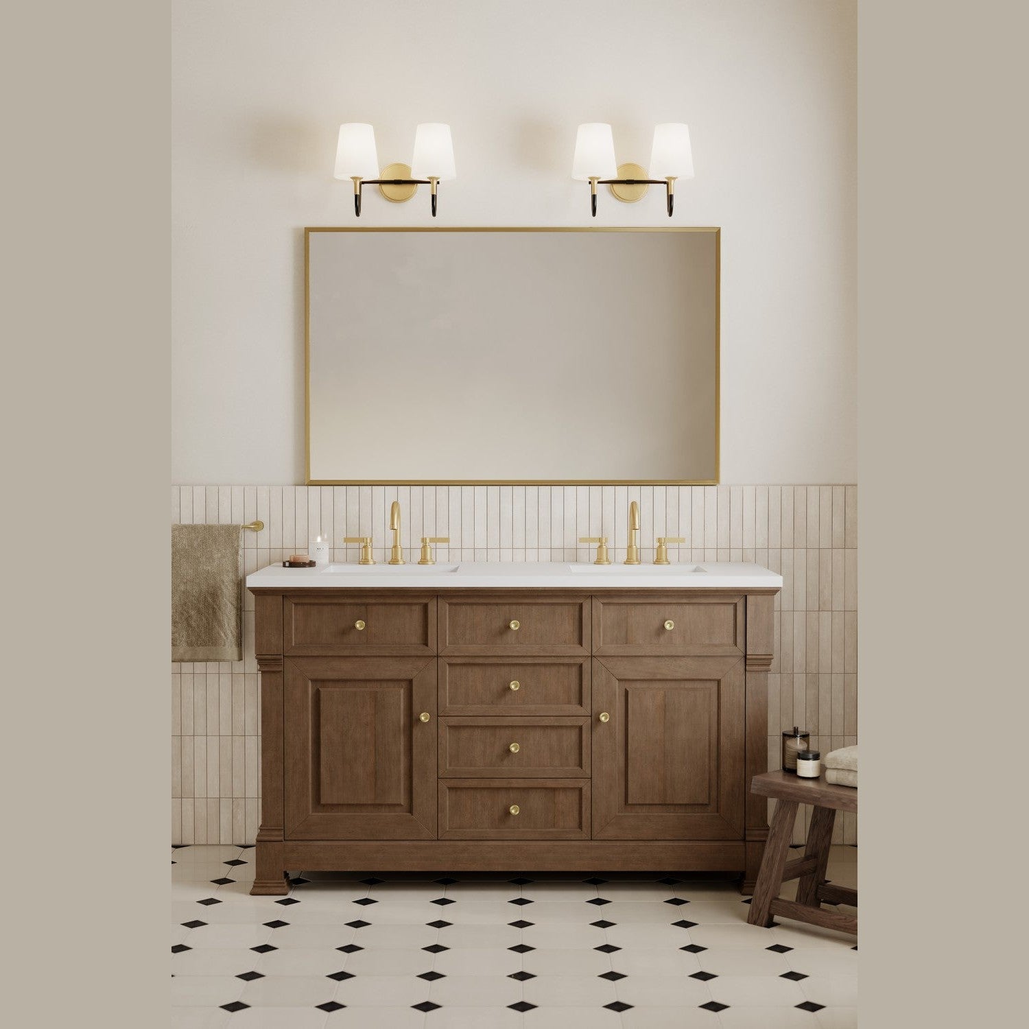Minka-Lavery - 10272-876 - Two Light Vanity - Brienne - Legacy Brass