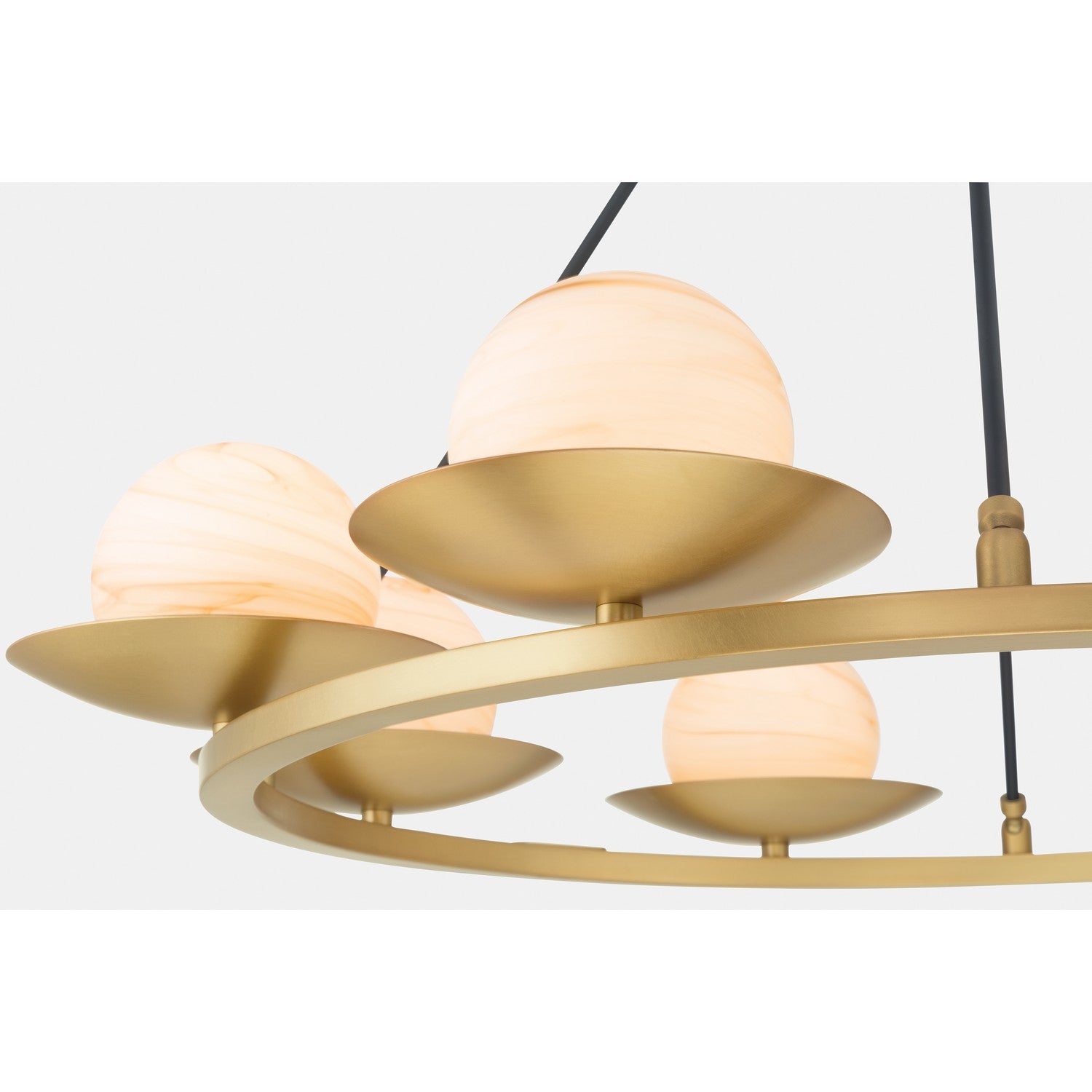 Minka-Lavery - 10388-876 - Eight Light Pendant - Olenne - Legacy Brass