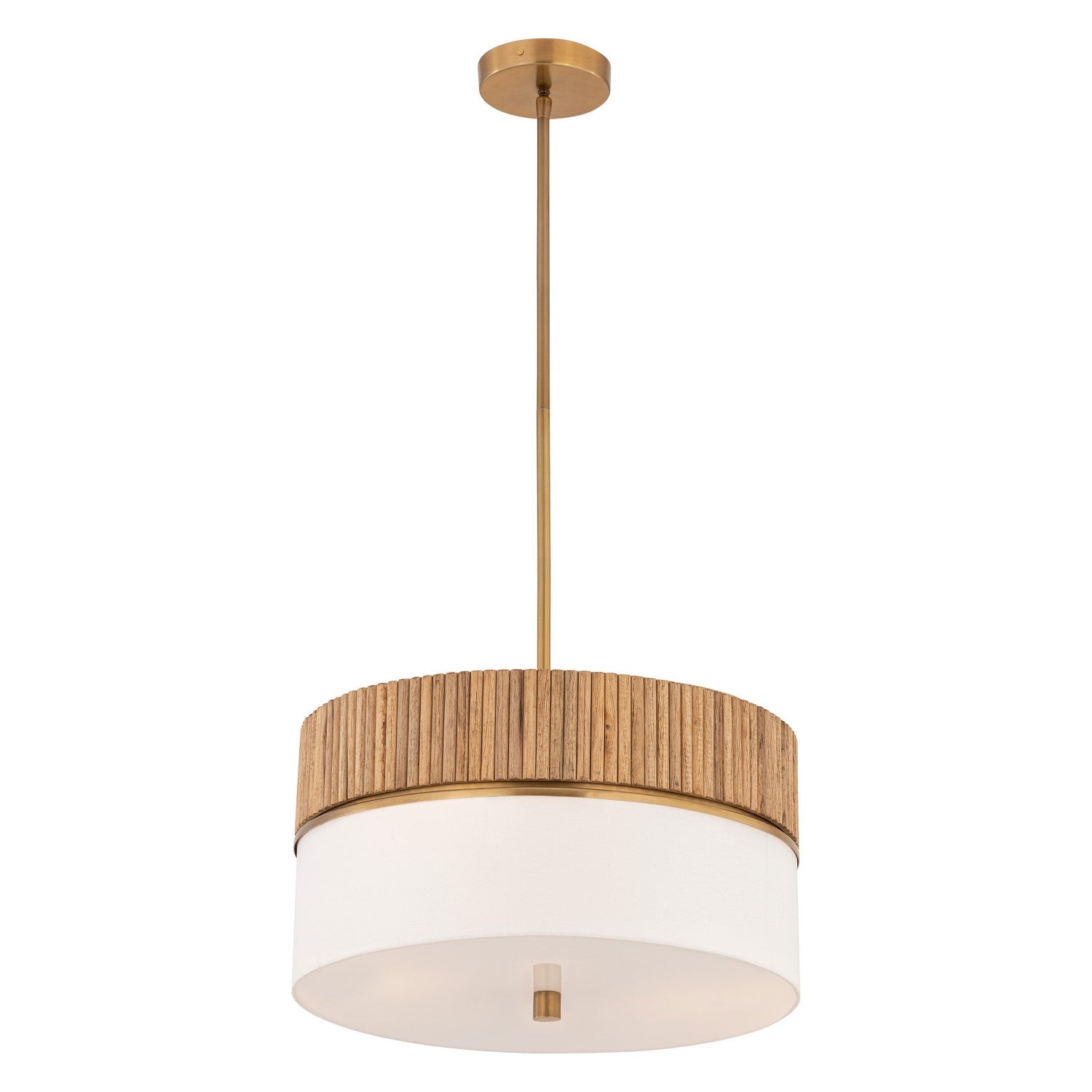 Minka-Lavery - 12056-732 - Three Light Pendant - Nebri - Legacy Brass