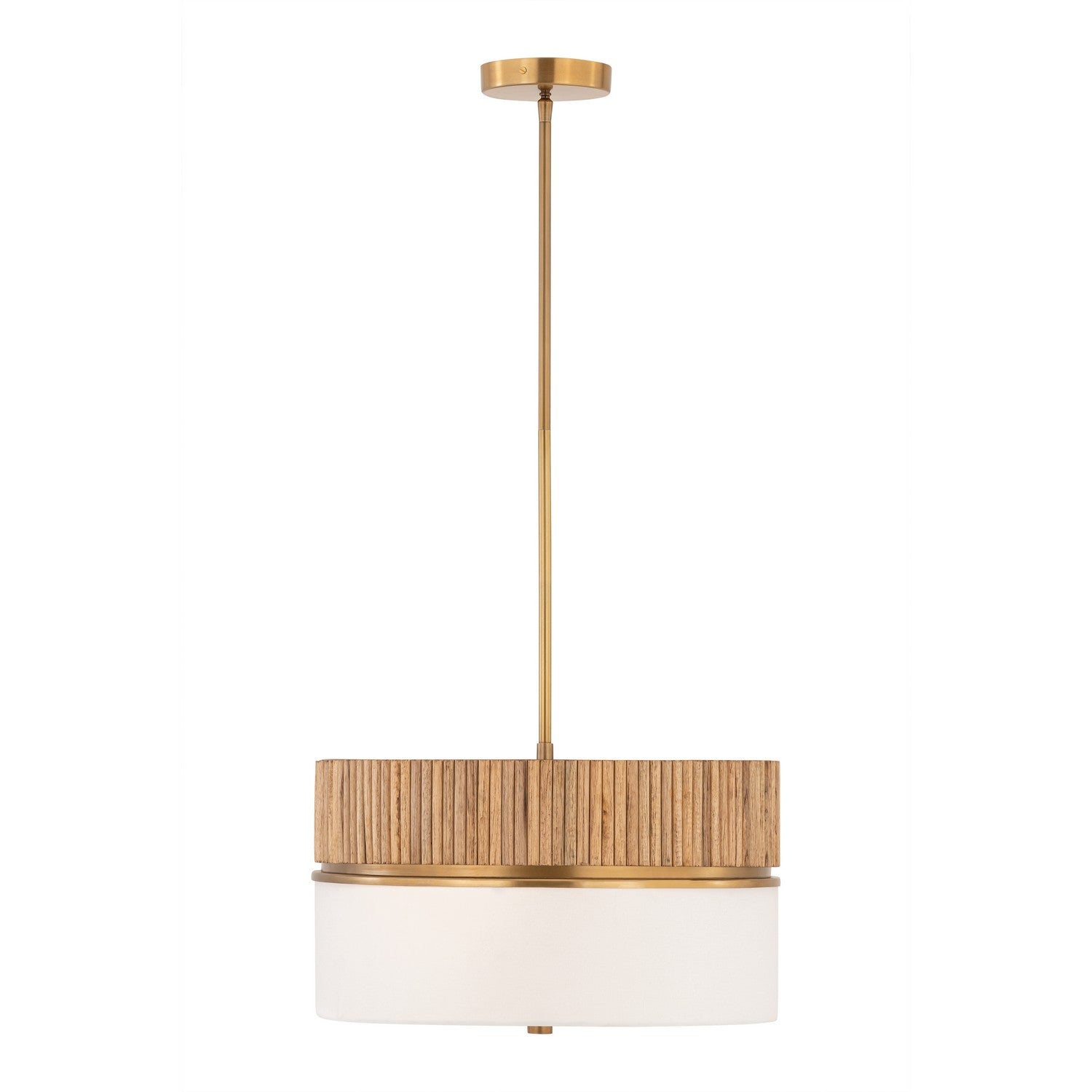Minka-Lavery - 12056-732 - Three Light Pendant - Nebri - Legacy Brass