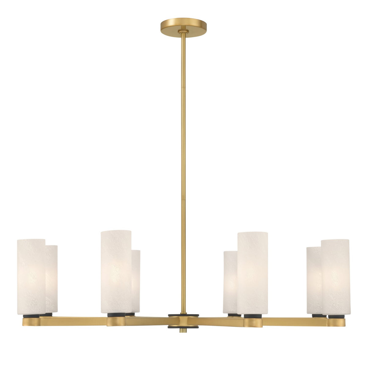 Minka-Lavery - 12328-876 - Eight Light Chandelier - Wexmere - Legacy Brass