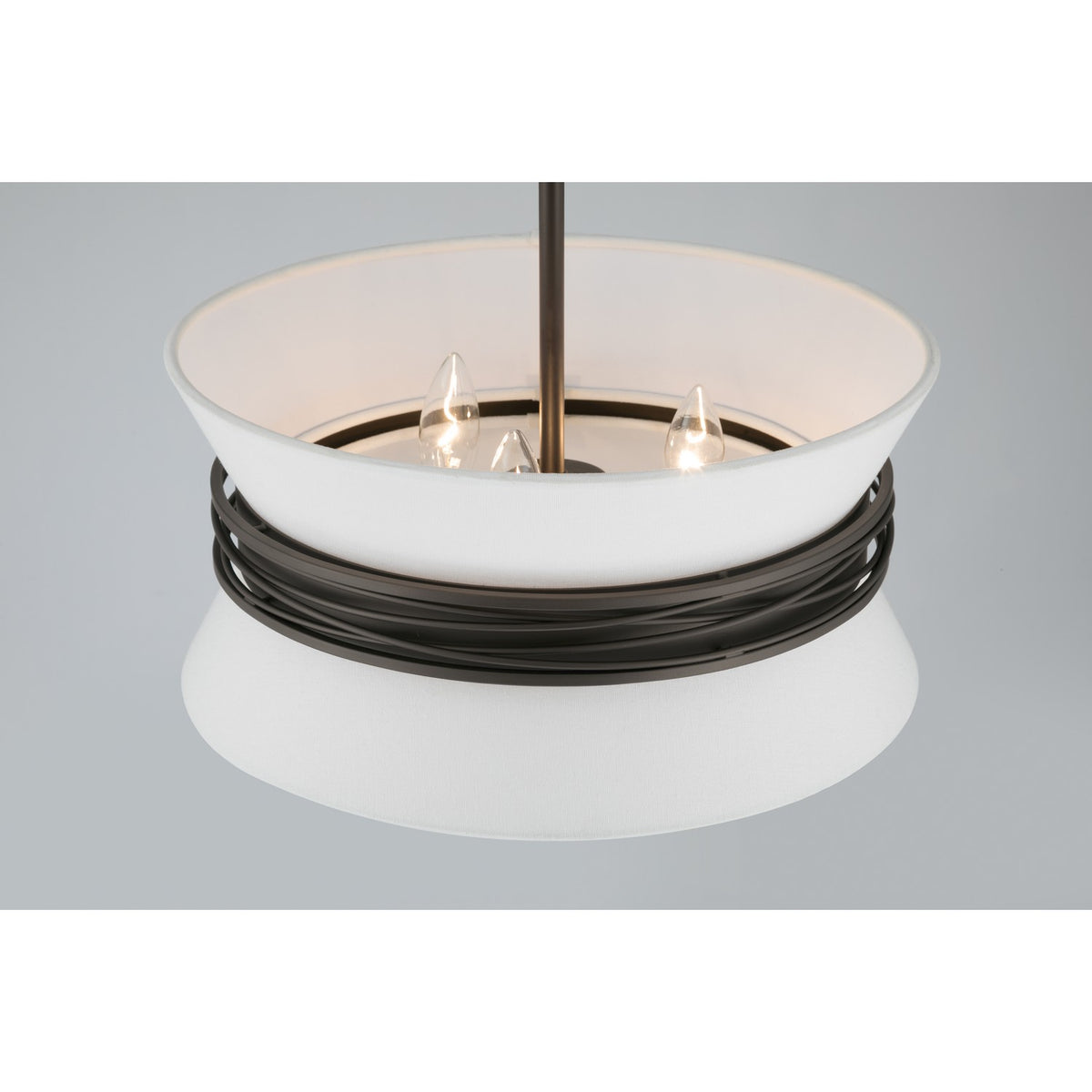 Minka-Lavery - 12417-860 - Three Light Semi-Flush Mount - Dalvor - Dark Bronze