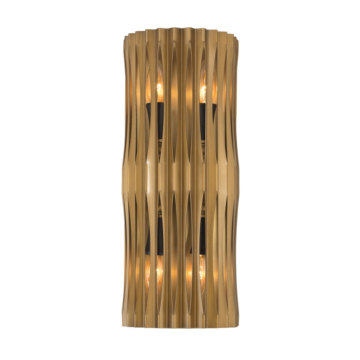 Minka-Lavery - 16020-877 - Four Light Wall Sconce - Aven - Sand Coal Black