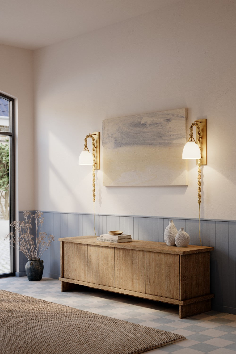 Minka-Lavery - 16061-732 - One Light Wall Sconce - CordÔøΩÔøΩn - Legacy Brass