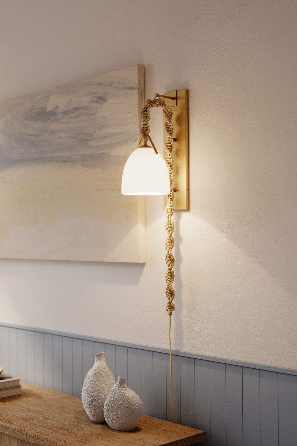 Minka-Lavery - 16061-732 - One Light Wall Sconce - CordÔøΩÔøΩn - Legacy Brass