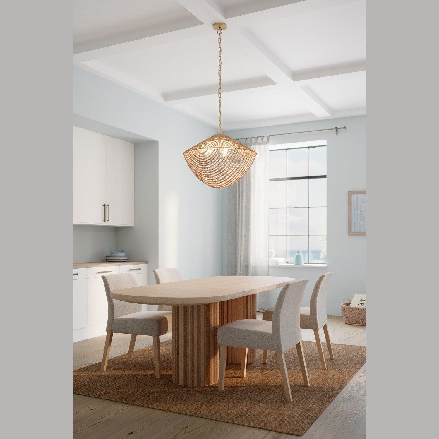 Minka-Lavery - 19946-732 - Three Light Pendant - Virella - Legacy Brass