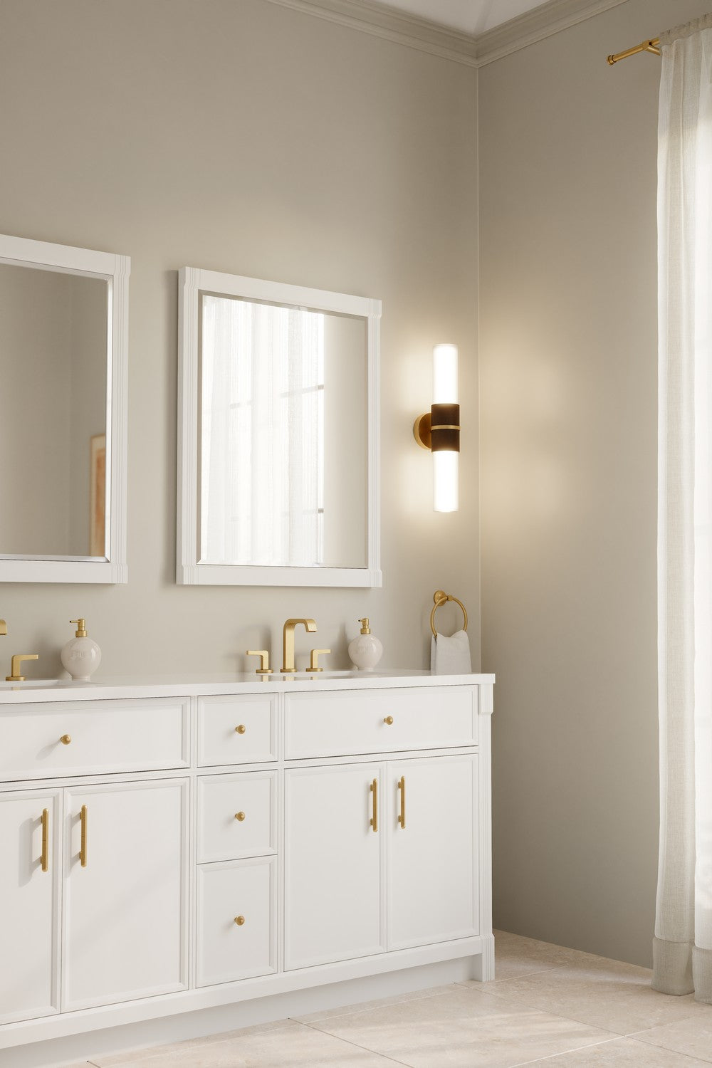 Minka-Lavery - 2552-855 - Two Light Wall Sconce - Linthor - Legacy Brass