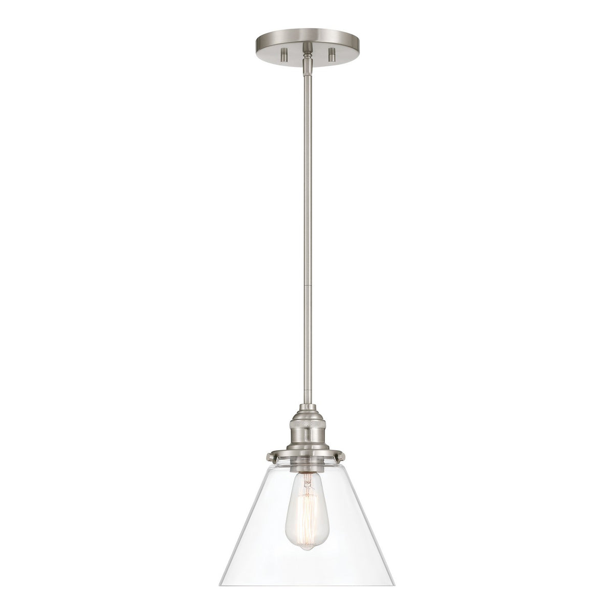 Minka-Lavery - 5686-84 - One Light Mini Pendant - Barwell - Brushed Nickel