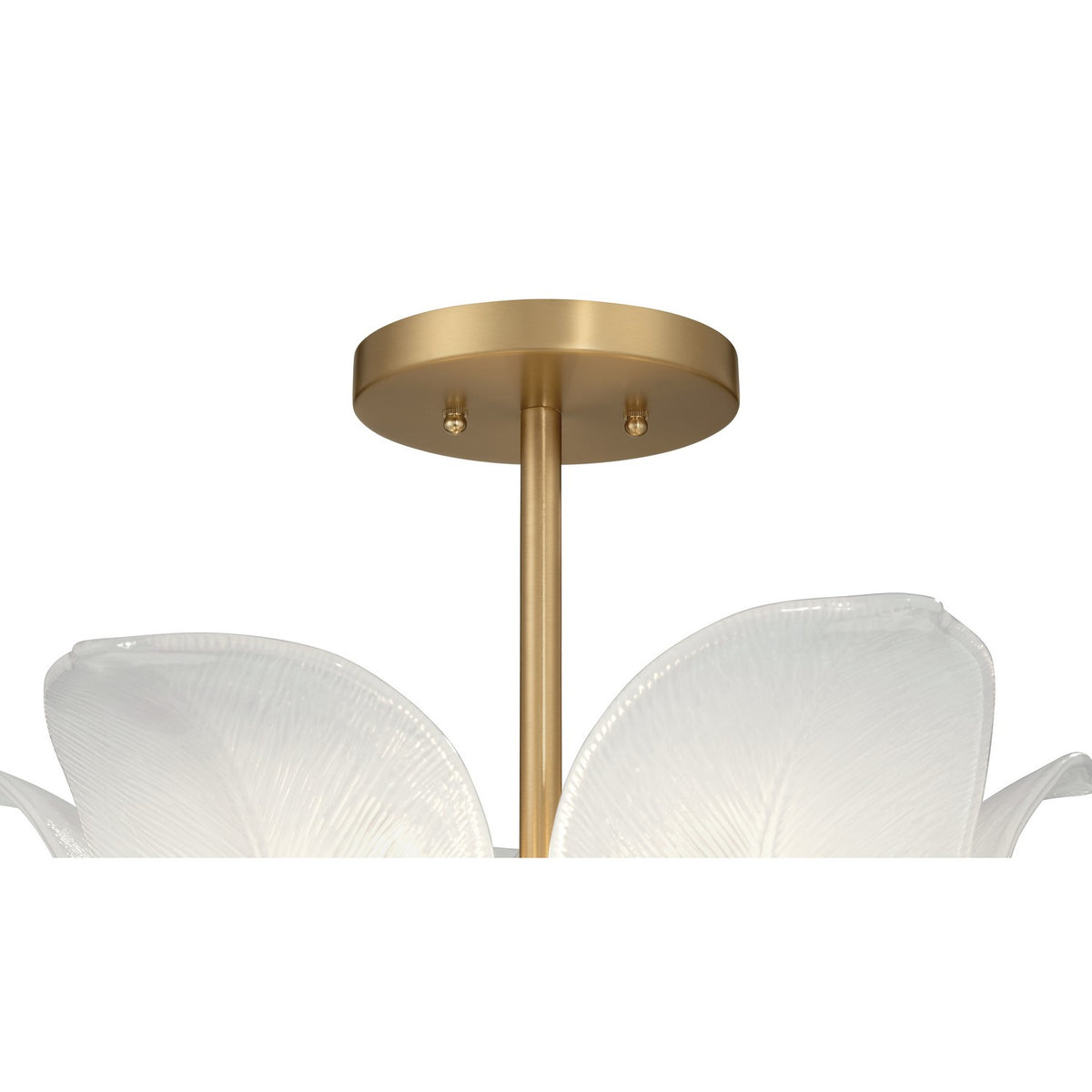 Metropolitan - N2214-732 - Five Light Semi-Flush Mount - Orchid - Legacy Brass