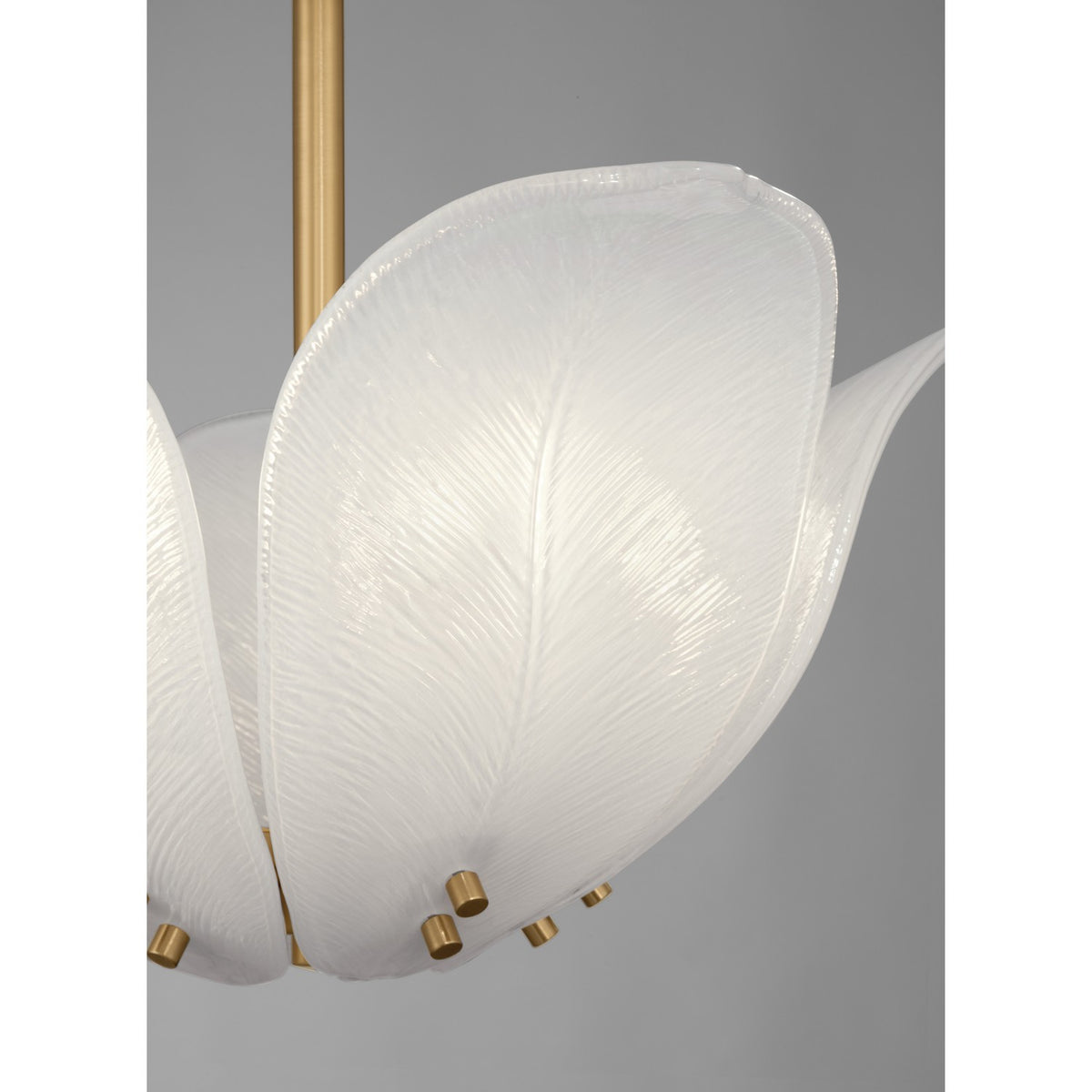 Metropolitan - N2214-732 - Five Light Semi-Flush Mount - Orchid - Legacy Brass