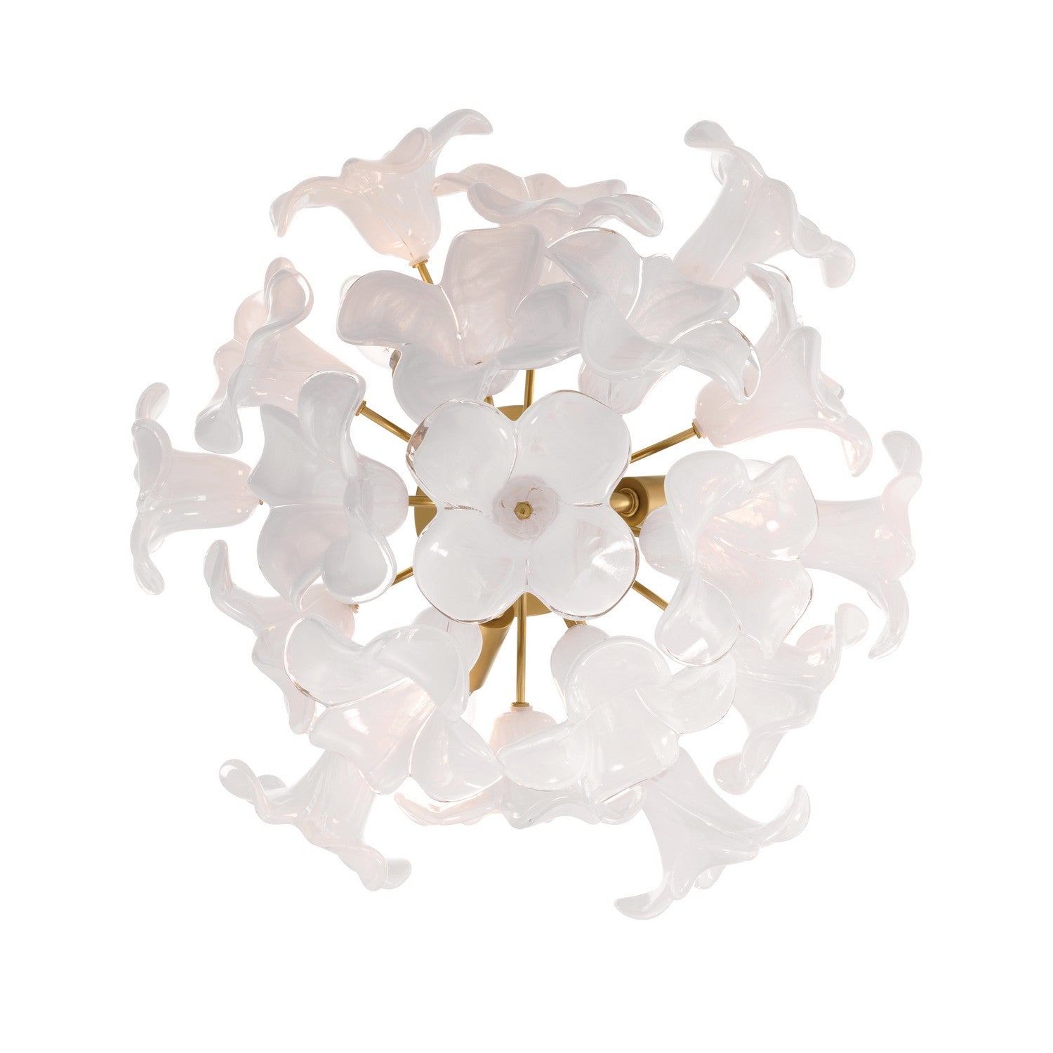 Metropolitan - N2224-732 - Three Light Semi-Flush Mount - Bloome - Legacy Brass