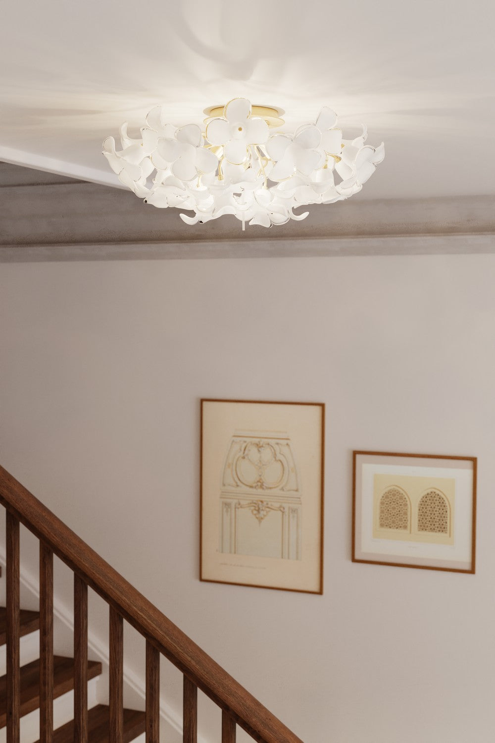 Metropolitan - N2225-732 - Five Light Semi-Flush Mount - Bloome - Legacy Brass