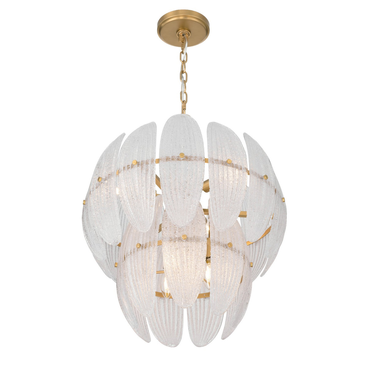 Metropolitan - N2246-732 - Six Light Pendant - Marclaire - Legacy Brass