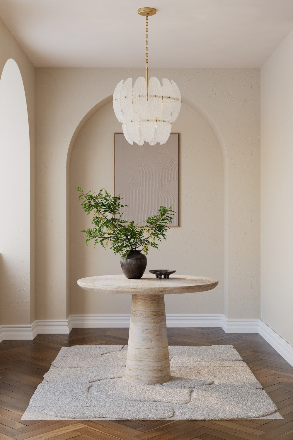 Metropolitan - N2246-732 - Six Light Pendant - Marclaire - Legacy Brass