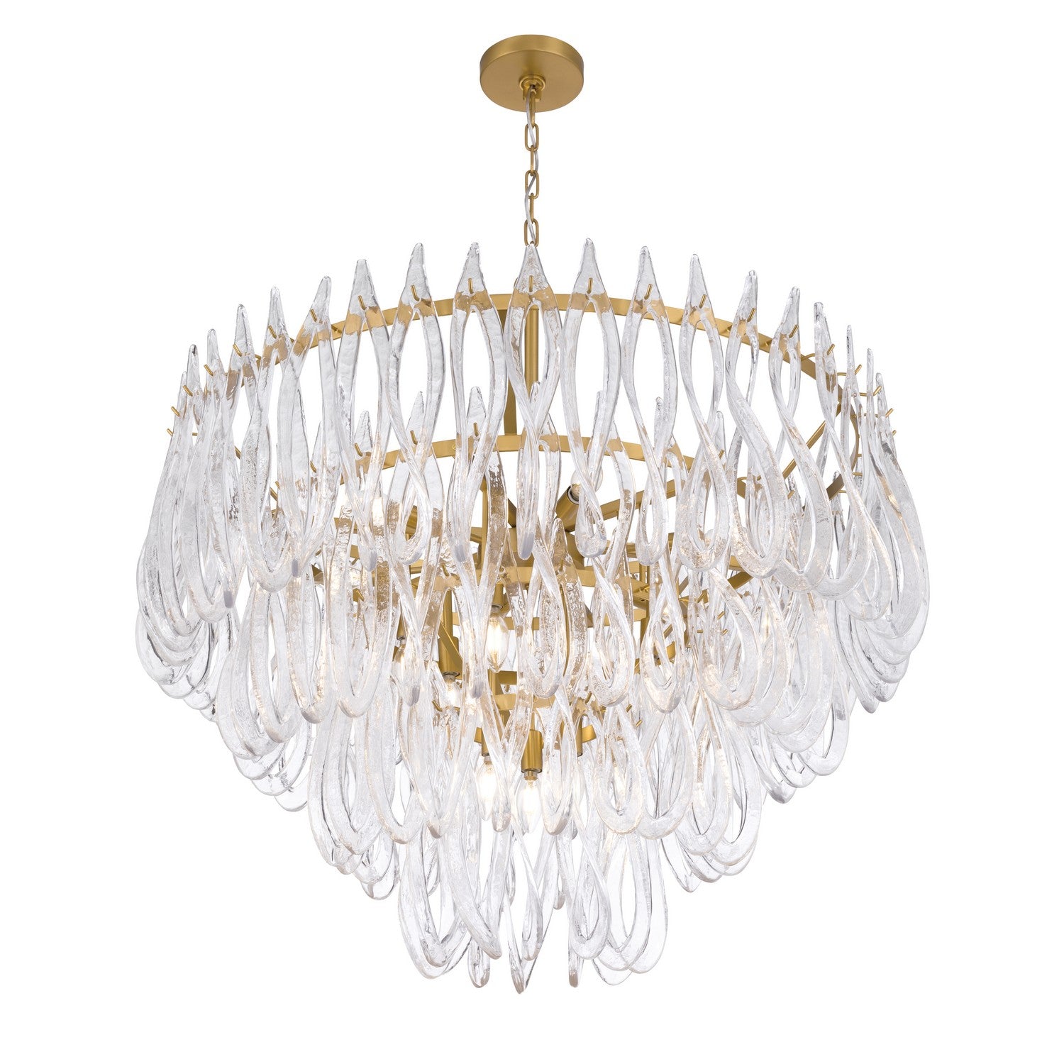 Metropolitan - N3129-732 - 15 Light Pendant - Glassara - Legacy Brass