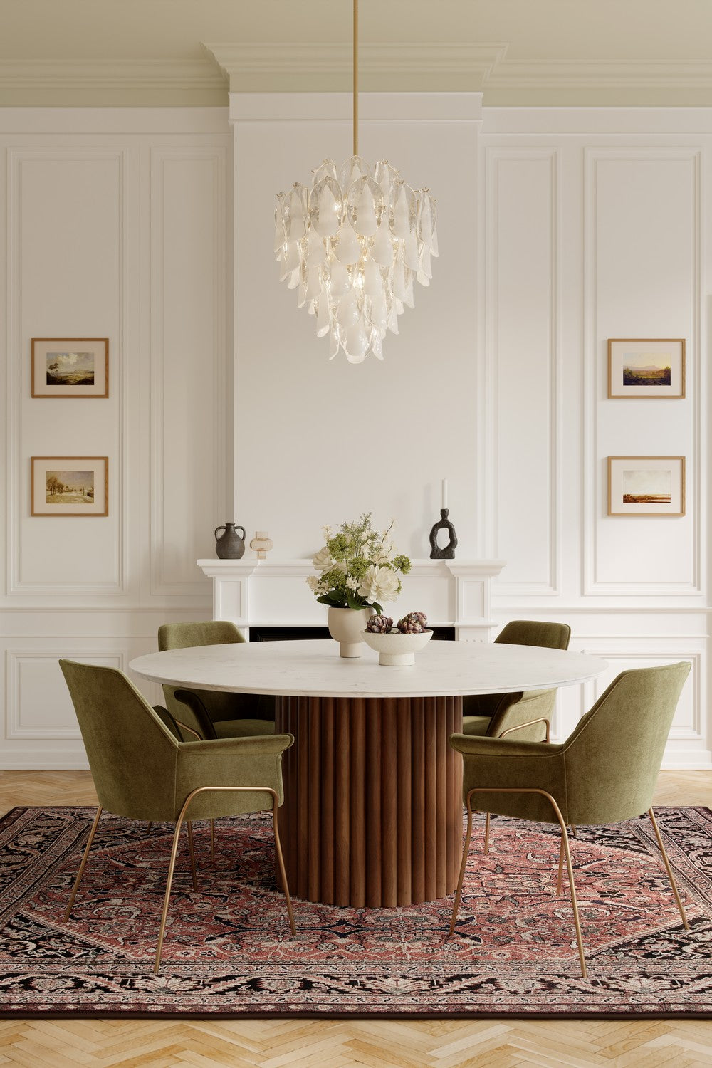 Metropolitan - N3478-732 - 13 Light Pendant - Verla Crest - Legacy Brass