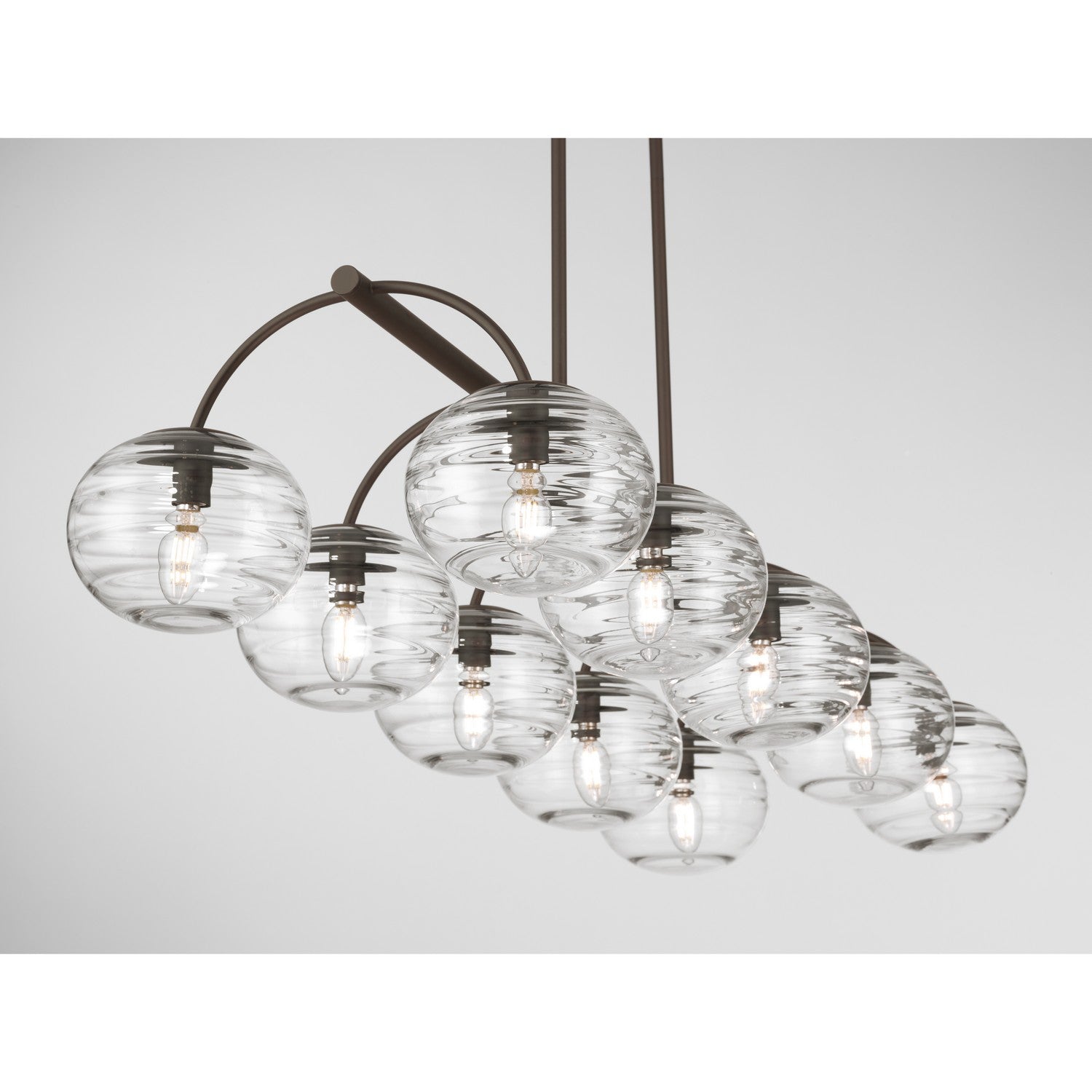 Metropolitan - N3507-860 - Ten Light Pendant - Lenora - Dark Bronze