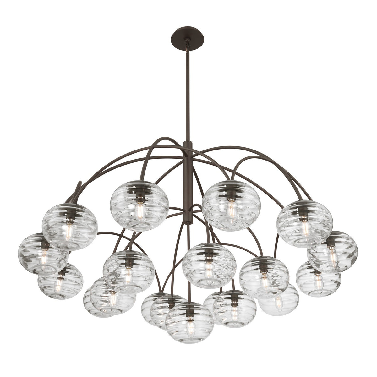 Metropolitan - N3509-860 - 19 Light Chandelier - Lenora - Dark Bronze