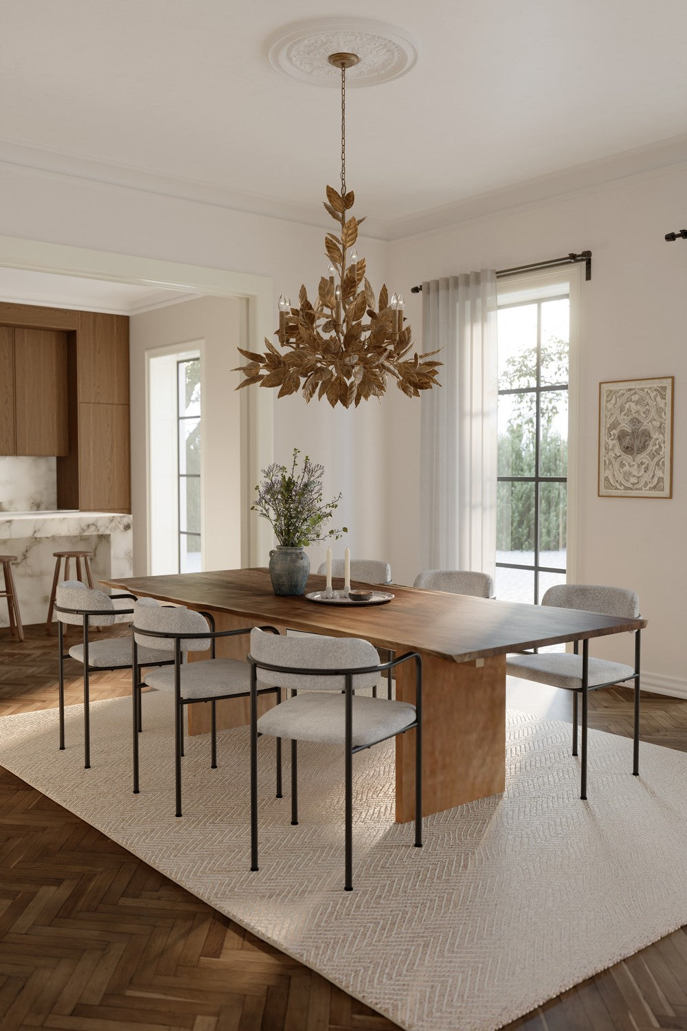 Metropolitan - N3528-736 - 11 Light Chandelier - Seraphine - Weathered Gold