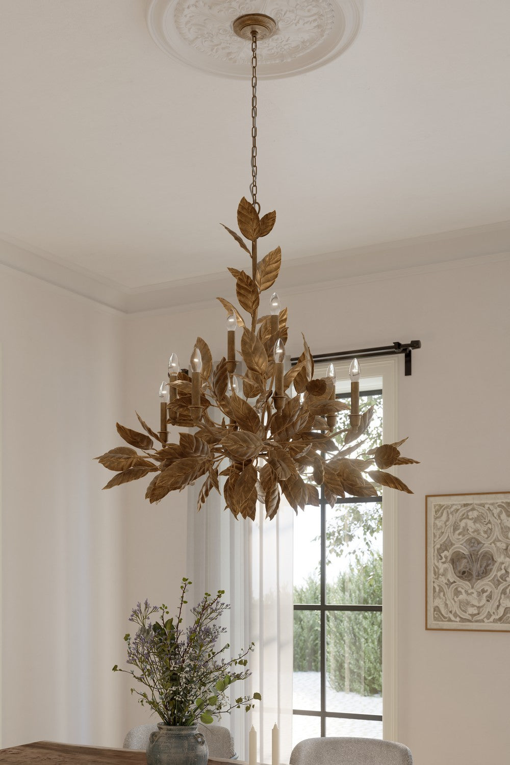 Metropolitan - N3528-736 - 11 Light Chandelier - Seraphine - Weathered Gold