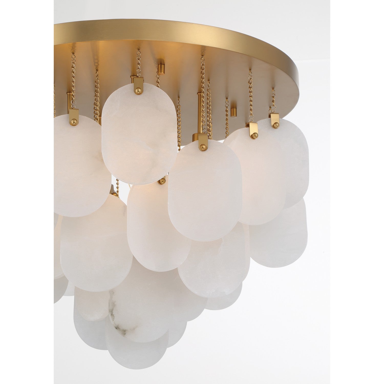 Metropolitan - N3675-732 - Five Light Flush Mount - Velisse - Legacy Brass