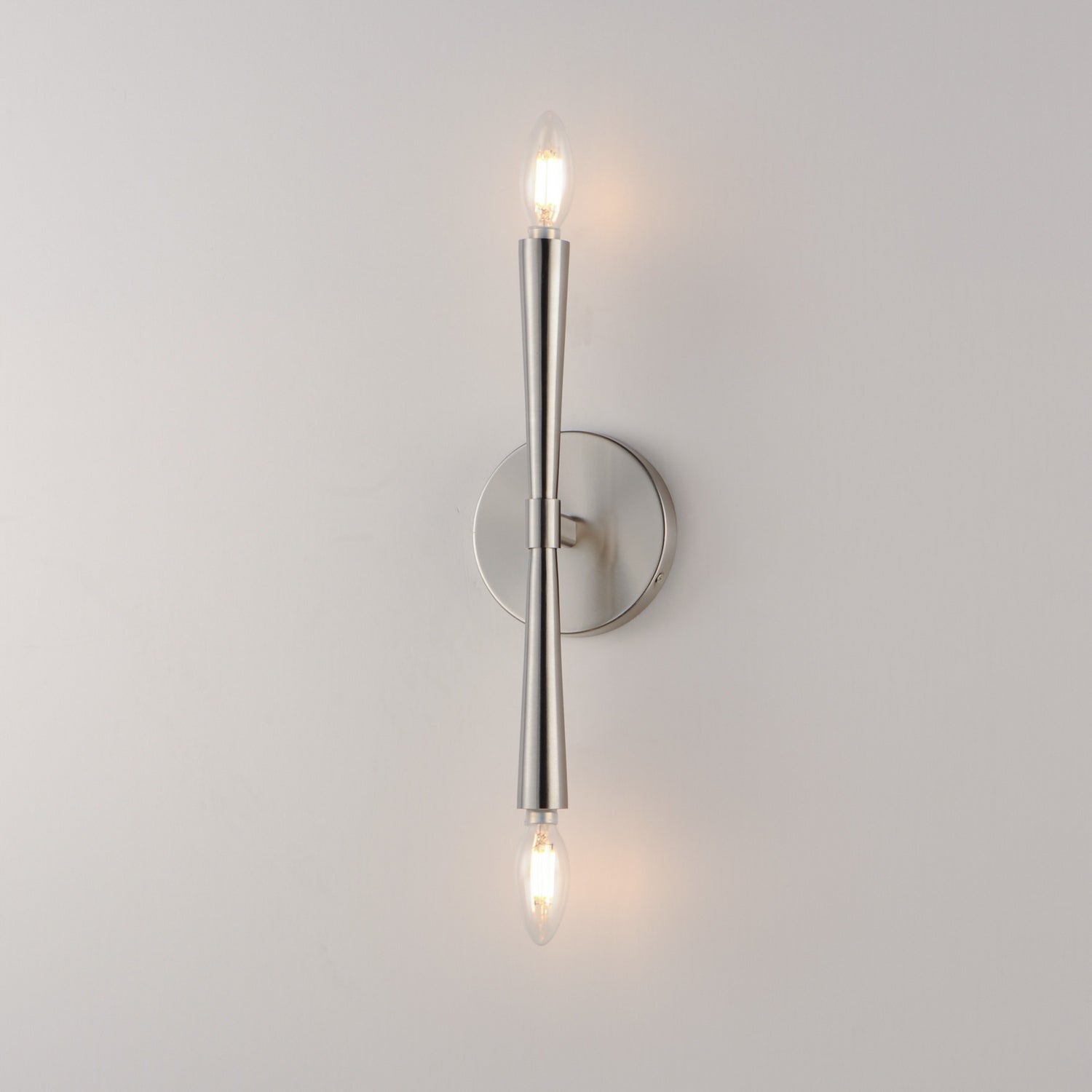 Maxim - 24620SN - Two Light Wall Sconce - Rome - Satin Nickel