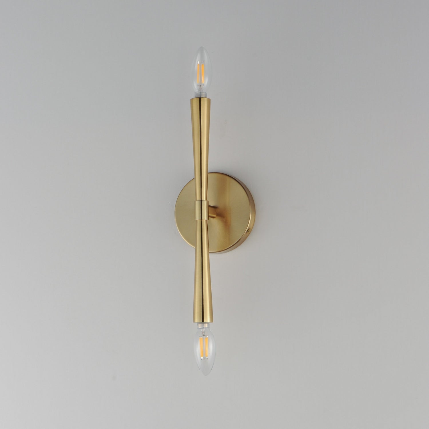 Maxim - 24620SBR - Two Light Wall Sconce - Rome - Satin Brass