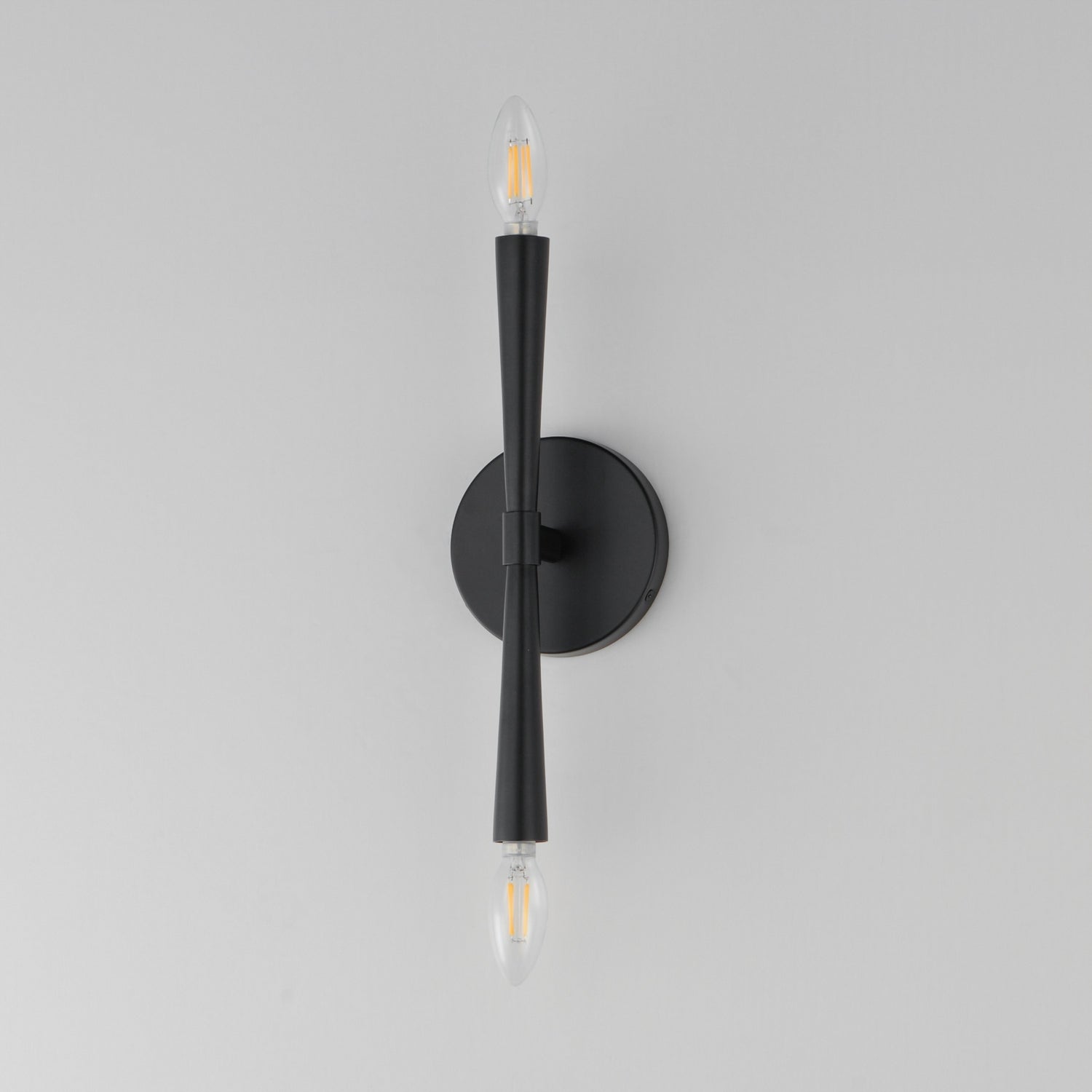 Maxim - 24620BK - Two Light Wall Sconce - Rome - Black
