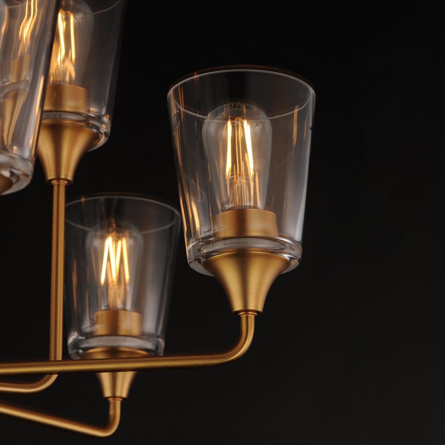 Maxim - 12879CLNAB - Nine Light Chandelier - Hudson - Natural Aged Brass