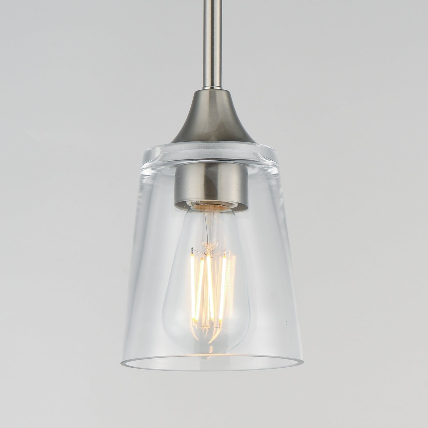 Maxim - 92880CLSN - One Light Pendant - Hudson - Satin Nickel