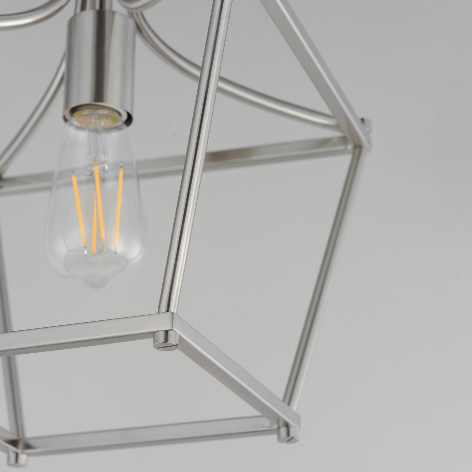 Maxim - 25311SN - One Light Pendant / Semi-Flush - Clifton - Satin Nickel