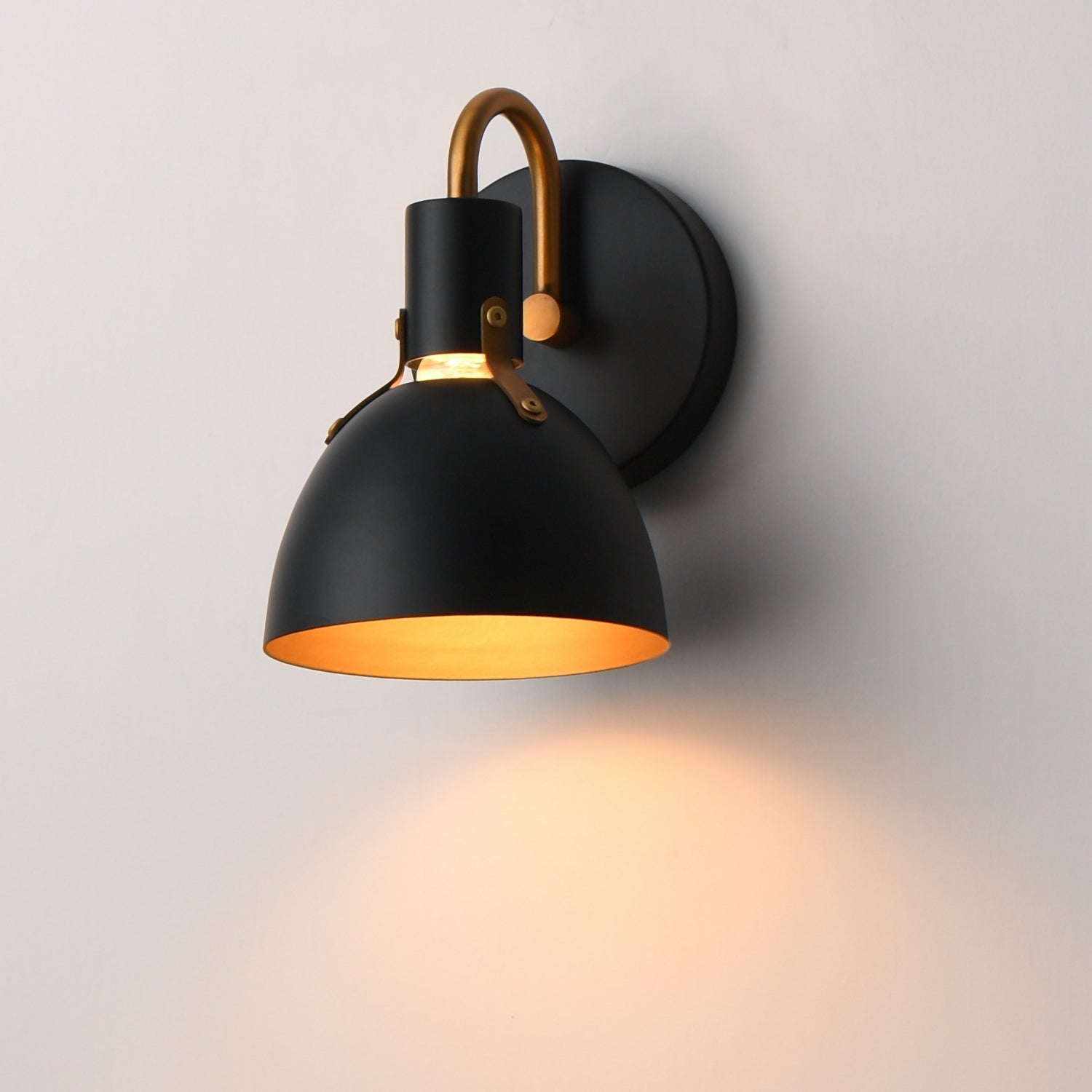 Maxim - 12341BKAB - One Light Wall Sconce - Dusk - Black / Antique Brass