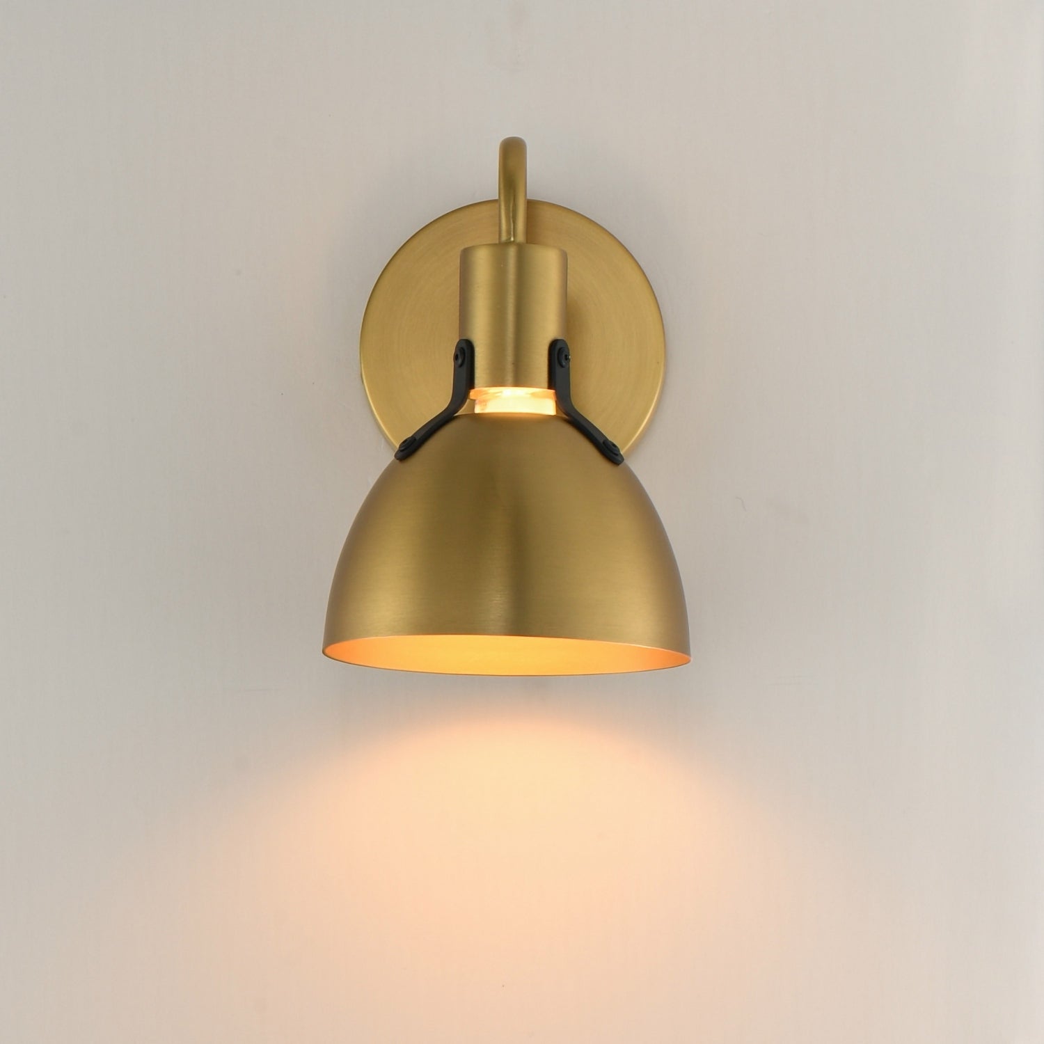 Maxim - 12341SBR - One Light Wall Sconce - Dusk - Satin Brass