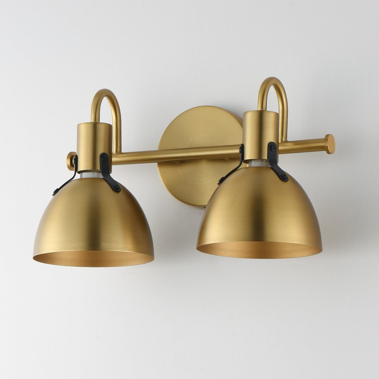 Maxim - 12342SBR - Two Light Wall Sconce - Dusk - Satin Brass