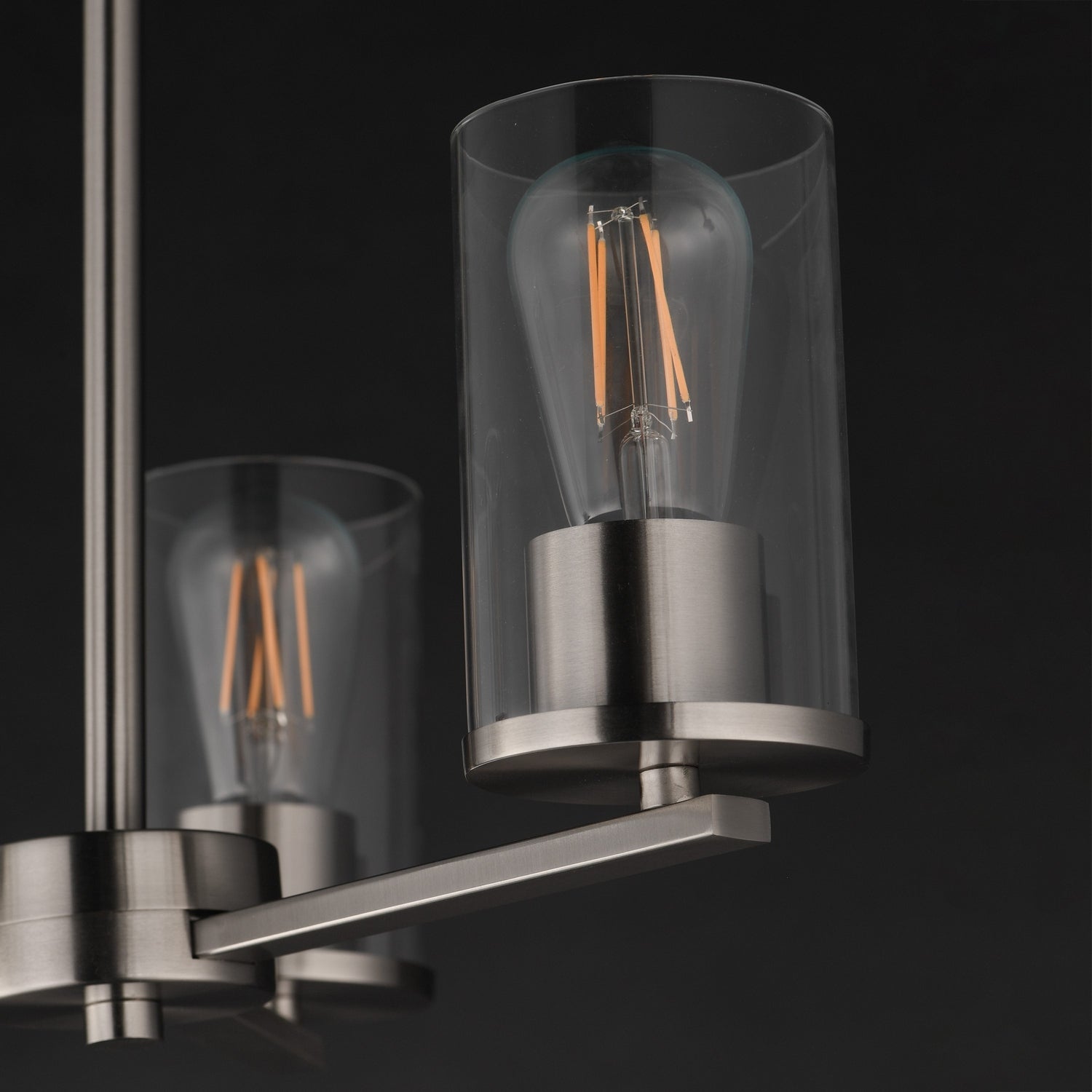 Maxim - 10287CLSN - Three Light Chandelier - Lateral - Satin Nickel