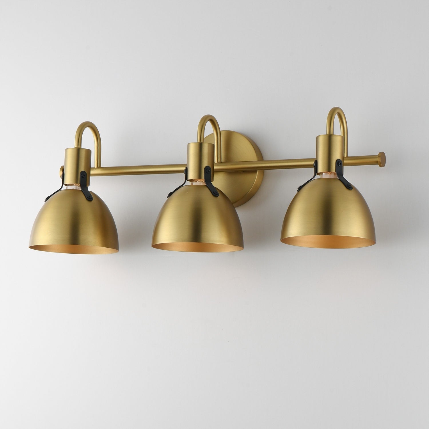 Maxim - 12343SBR - Three Light Wall Sconce - Dusk - Satin Brass