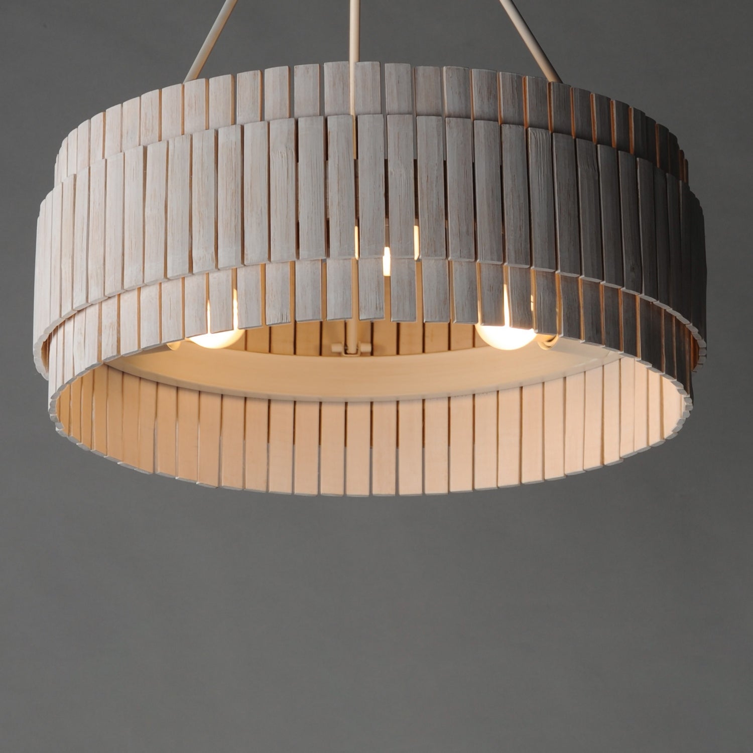 Maxim - 14453WWTEC - Three Light Chandelier - Satori - Ecru