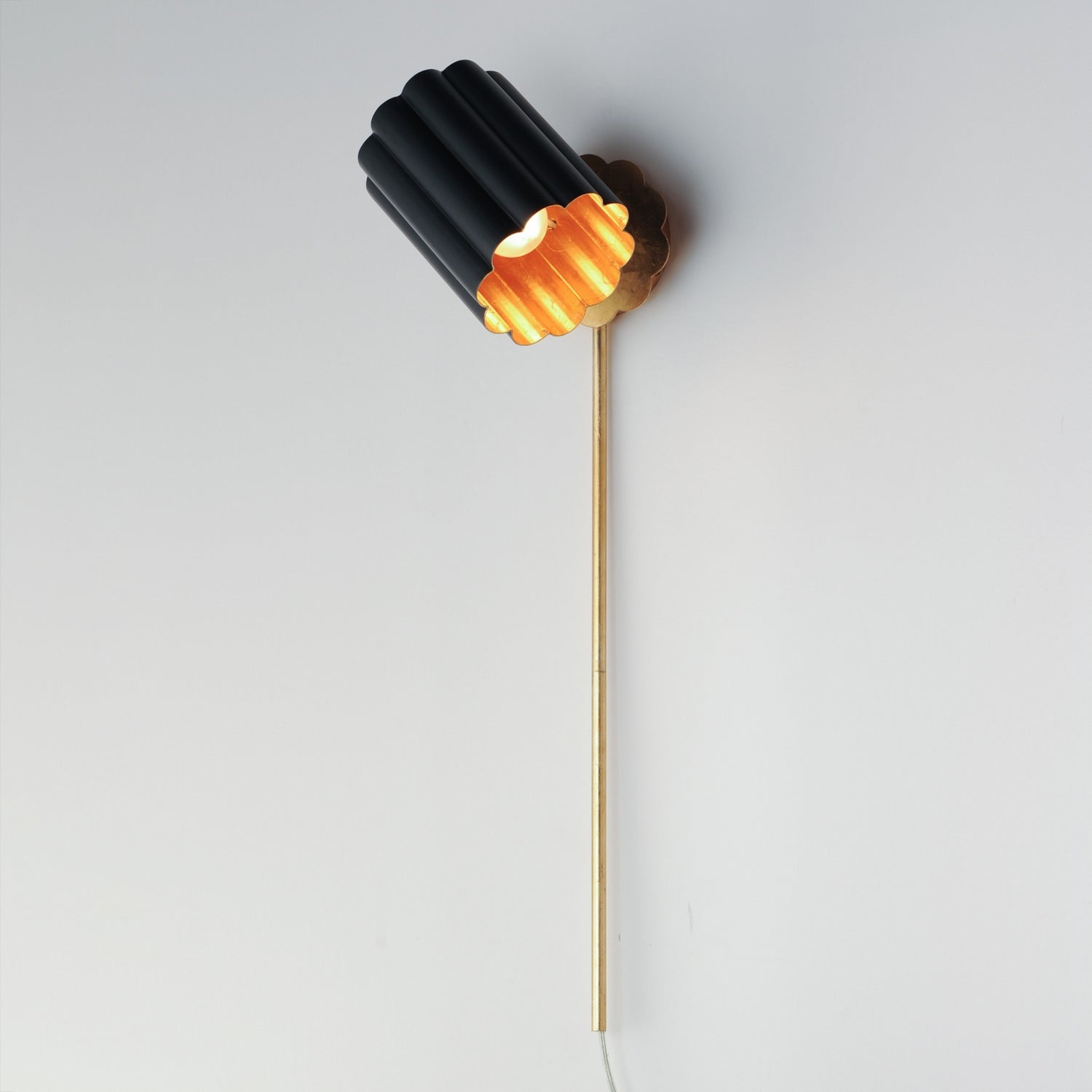 Maxim - 18050BKGL - One Light Wall Sconce - Primrose - Gold Leaf