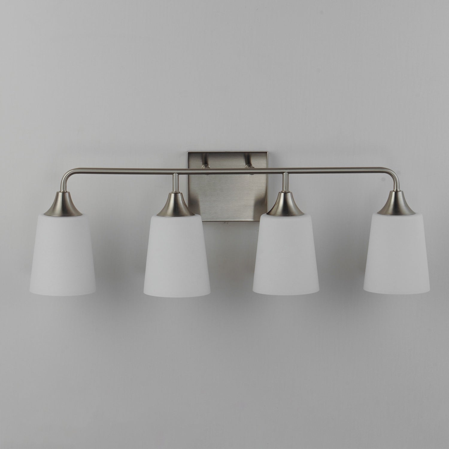 Maxim - 12884SWSN - Four Light Bath Vanity - Hudson - Satin Nickel