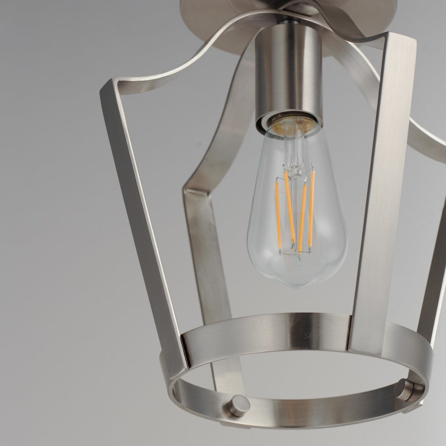 Maxim - 10421SN - One Light Pendant / Semi-Flush - Arden - Satin Nickel