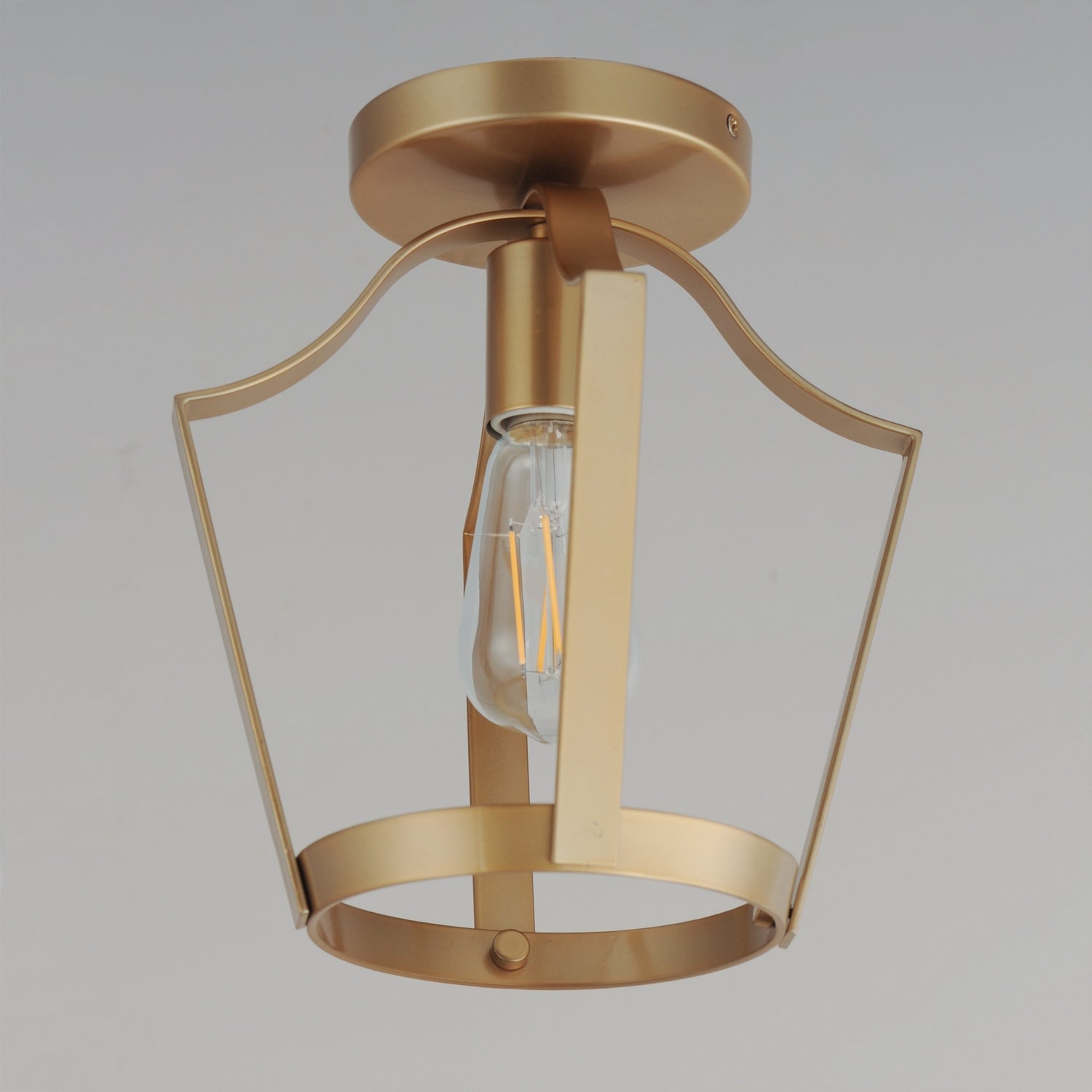 Maxim - 10421NAB - One Light Pendant / Semi-Flush - Arden - Natural Aged Brass