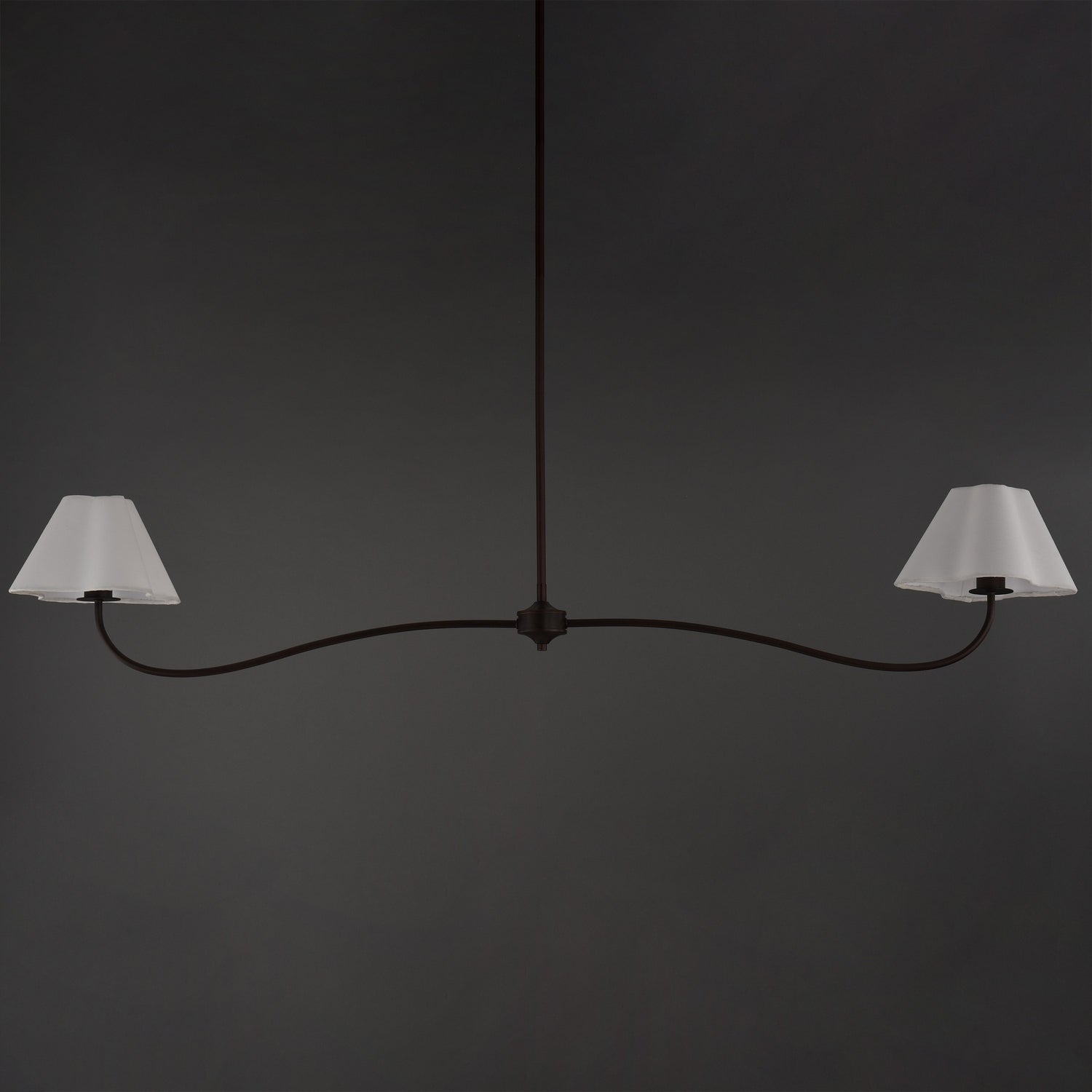 Maxim - 18102WTOI - Two Light Pendant - Saxon - Oil Rubbed Bronze