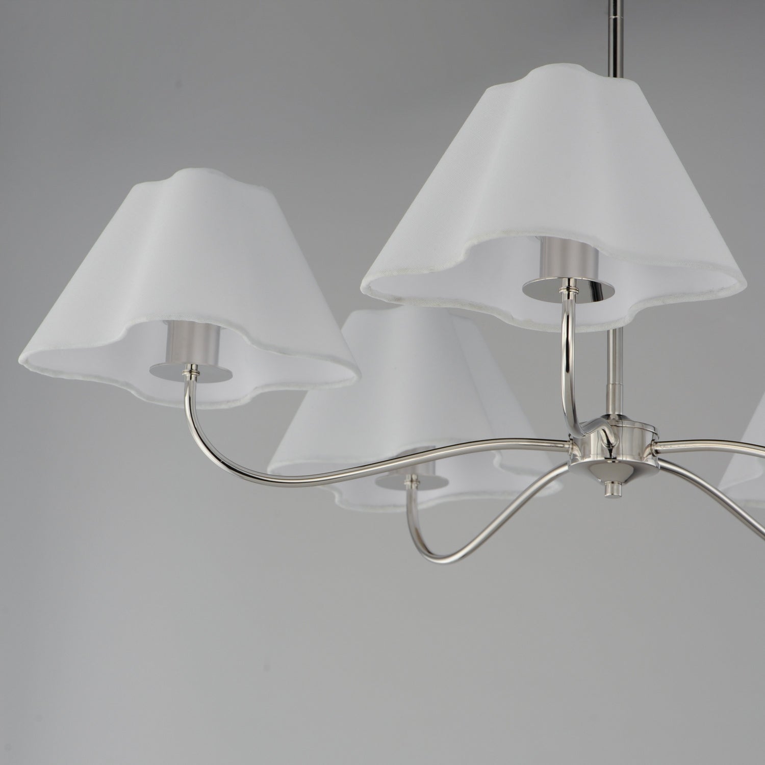 Maxim - 18105WTPN - Five Light Chandelier - Saxon - Polished Nickel